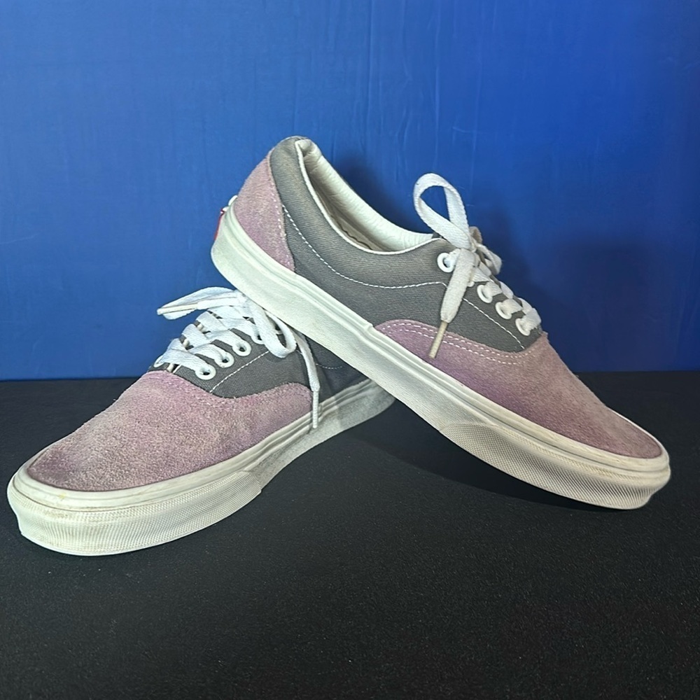 Vans Unisex Off The Wall 721356 Faded Purple-Gray Sneakers Size M 7.5 W 9.0